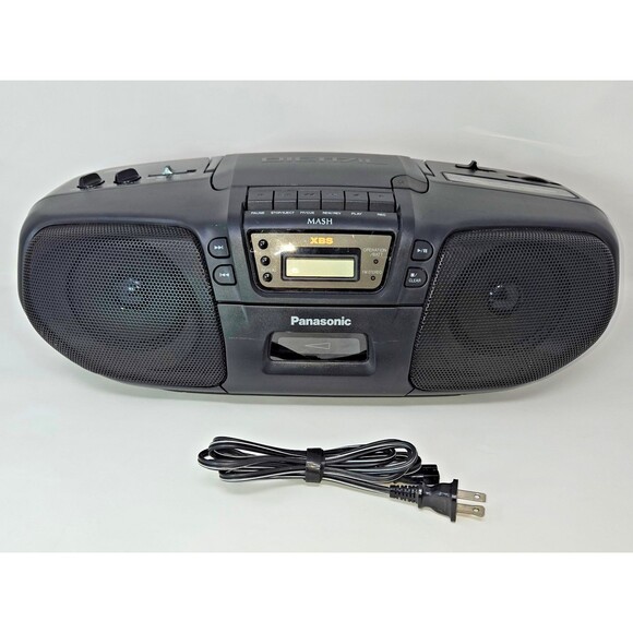 PANASONIC RX-DS15 Portable Stereo BoomBox CD/TAPE/AM/FM XBS System All Work - Picture 1 of 16